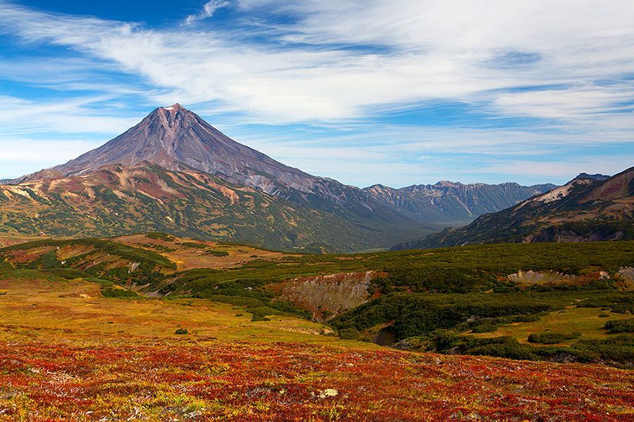 Mountains and ridges of Kamchatka