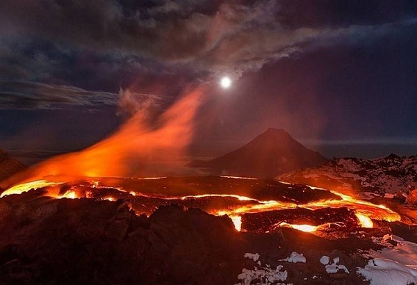 Active volcanoes of Russia